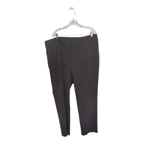 The Limited The Lexie Gray Trousers Work Pants Size 18W Button Closure Office - Picture 1 of 5